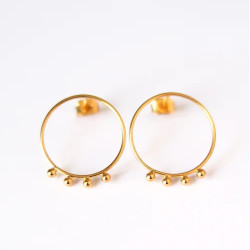 Puces Billes ring - Gold