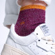 Chaussettes Vintage pailletées - Bordeaux - Taille 37/40