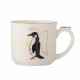 Tasse pingouin Valentin avec couvercle