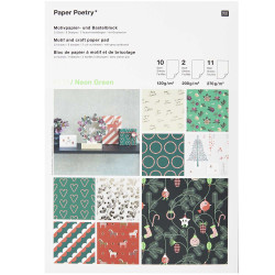 Bloc de 24 feuilles à motifs - Christmas Rocks!