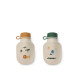 Duo de gourdes Lizzie - Safari sandy mix