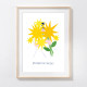 Affiche A4 Bouquets de soleil