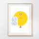 Affiche A4 Petit soleil
