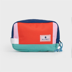 Trousse de toilette - Rouge et bleu