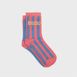 Chaussettes rayées - Bisou - Taille 37/40
