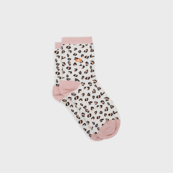 Chaussettes Léopard - Blanc - Taille 37/40
