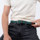 Ceinture tressée élastique T1 - Pin vert