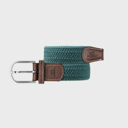 Ceinture tressée élastique T1 - Pin vert