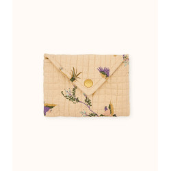 Petite pochette enveloppe Ravi - Cerisier kaki