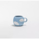 Tasse expresso Cloud avec anse - Blue 90 mL