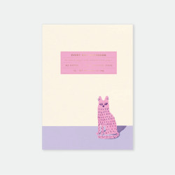 Carnet A5 Lonely cat