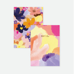 Duo de carnets - Flower garden