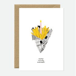 Carte Happy crunchy birthday