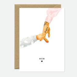 Carte Mom and baby hand