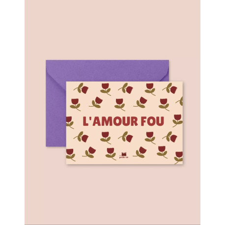Carte - Amour fou