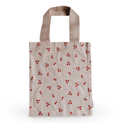 Tote bag small - Cherries / Apple blossom