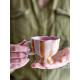 Tasse Wila - rayée marron