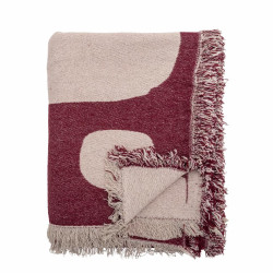 Plaid Olica - rouge