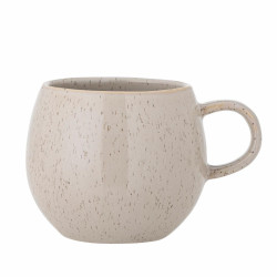 Mug rond en terre cuite Addison beige