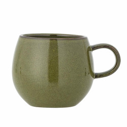 Mug rond en terre cuite Addison vert