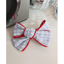 Barrette Molly - Vichy ciel