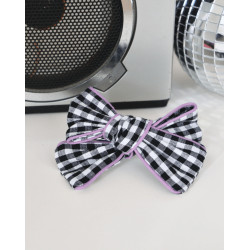 Barrette Molly - Vichy noir