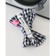 Barrette Molly - Vichy noir