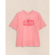 T-shirt Le bisou magique - Framboise - Taille L