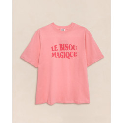 T-shirt Le bisou magique - Framboise - Taille L