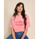 T-shirt Le bisou magique - Framboise - Taille L