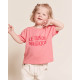 T-shirt Le bisou magique - Framboise - Taille 2 ans