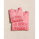 T-shirt Le bisou magique - Framboise - Taille 2 ans