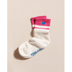 Chaussettes Coeur - Rose - Taille 36/41