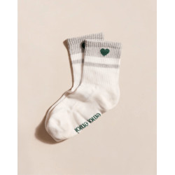 Chaussette Coeur - Gris - Taille 36/41