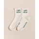 Chaussettes L'amour est déclaré - Crème - Taille 36/40