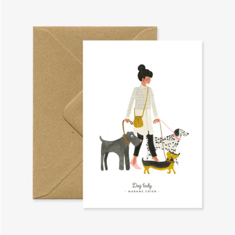 Carte Madame chien