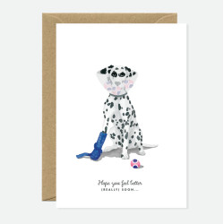 Carte Feel better dog