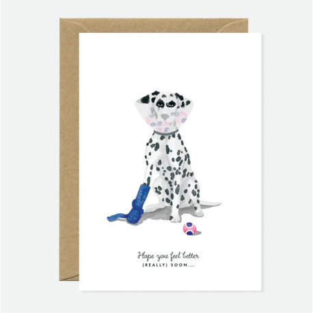 Carte Feel better dog