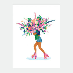 Affiche small - Roller skate