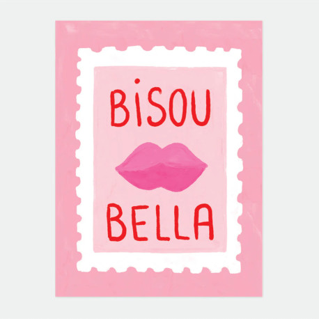 Affiche small - Bisou bella