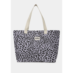 Sac cabas Claude - Léopard lilas