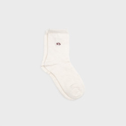 Chaussettes Unies pailletées - Ecru - Taille 37/40