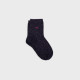 Chaussettes Unies pailletées - Marine - Taille 37/40