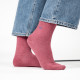 Chaussettes Unies pailletées - Violet pâle - Taille 37/40