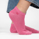 Socquettes unies paillettées Pink - Taille 37/40