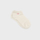 Socquettes unies pailletées Beige - Taille 37/40