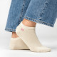 Socquettes unies paillettées Beige - Taille 37/40