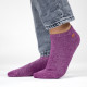 Socquettes unies paillettées Violet- Taille 37/40