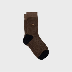 Chaussettes rayées - Hazelnut - Taille 41/46