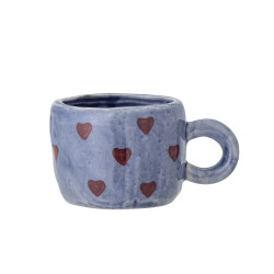 Tasse Nini - Bleu coeurs